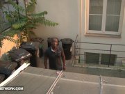 Cuckold licks pussy watches wife fucked by black man and masturbates 1/16