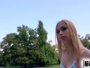 Mofos - Alana Moon - Cute blond teen gets fucked outdoors 2/16