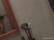 Babe records herself in front of a mirror 14/16