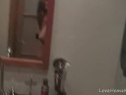 Babe records herself in front of a mirror 9/16