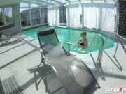 sexy fat Milf masturbating at the pool 2/16