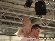 busty babe squirt on public stage 6/16