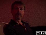 OLD  - Tight teen pussy wants to get fucked and she swallows cumshot 3/16