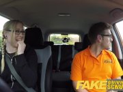 Fake Driving School pigtail cutie with moist hairy teen pussy creampie 4/16