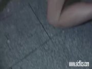 Skinny teen slut fist fucked by two strangers at a bar 12/16