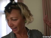 Sexy cleaning woman riding his horny dick 4/16