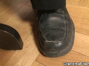 Pussy hairy granny sucking and riding 3/16