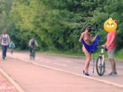 Jeny Smith accidental nakedness on the streets 12/16