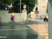 Jeny Smith accidental nakedness on the streets 8/16