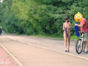 Jeny Smith accidental nakedness on the streets 9/16