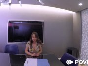 POVD Job applicant Taylor Sands fucks the boss for a job 7/16