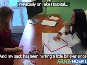 Fake Hospital Lucky doctor has hot threesome with sexy Czech babes 1/16