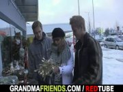 Two dudes bang slutty mom 2/16