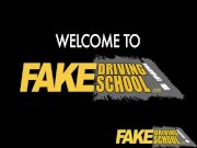 Fake Driving School Teacher fucks up the exam for his pert tits student 1/16