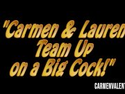 #TeamBJ’s Carmen Valentina & Lauren Phillips 3Way! 1/16