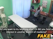 Fake Hospital Sexy reporter gets to the point with blowjob and hard sex 3/16