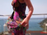 Hot busty mature masturbates outside 5/16