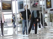 Jeny Smith transparent leggings flashing 12/16