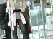 Jeny Smith transparent leggings flashing 14/16