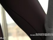 Jeny Smith transparent leggings flashing 4/16