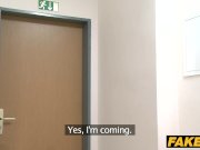 Fake Agent Model gives new boss control of her vibrator 1/16