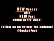 Big Booty Babe Kelsi Monroe Gives Footjob for Fucked Feet! 1/16