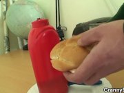 He picks up huge old grandma for cock riding 9/16