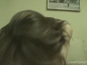 Brunette teen rubs her pussy over the panties 10/16