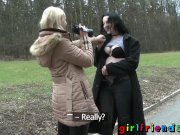 Girlfriends Euro lesbian babes licking sucking fingering tight teen pussies 4/16