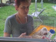 Hot grandma pleases her neighbour 2/16