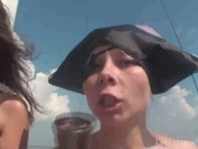 Hot pirate girls enjoy pleasuring each other's vaginas 3/16