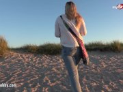 My Dirty Hobby - Hot public blowjob on the beach 6/16