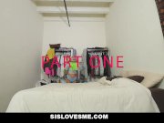 SisLovesMe - Teen Stepsis Fucked By Pervy Bro 1/16