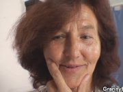 Clothed 70 years old granny rides young dick 5/16