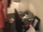 Teen maid jacks off her boss 5/16