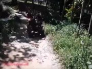 Thai teen heather goes atving in paradise and gets huge throatpie in quad.m 1/16