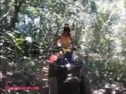 Thai teen heather goes atving in paradise and gets huge throatpie in quad.m 6/16