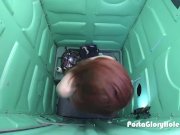 Horny Redhead giving BJs in public 7/16