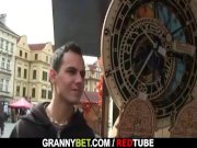 Granny tourist jumps on cock 1/16