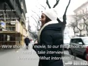 Box Truck Sex - Hot Brunette Student gets a cumshot on her shaved pussy 1/16