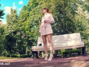 Jeny Smith fully naked in a park got caught 10/16