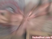 Tan Teen Sabrina Banks Has FuckedFeet doing Footjob! 9/16