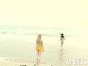 BAEB Lesbians 4th of july clam bumping with Chloe Scott and Whitney Wright 1/16