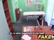 Fake Hospital Shy brunette has explosive orgasms when fucking her doctor 4/16