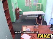 Fake Hospital Shy brunette has explosive orgasms when fucking her doctor 6/16