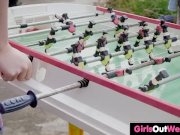 Hairy lesbian gingers lick cunts and give rimjobs 5/16