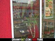 Huge granny swallows his horny cock 5/16