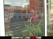 Huge granny swallows his horny cock 6/16