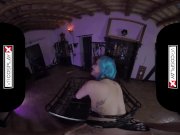 Lol Jinx Parody VR porn Alessa Riding A Hard Dick In The Dungeon VRCosplayX 8/16
