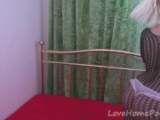 She loves to masturbate after stripping her outfit 1/16